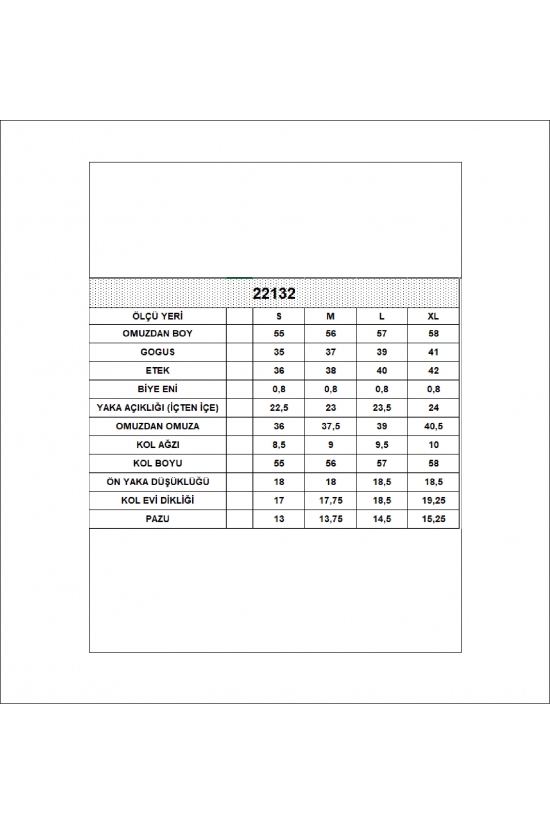 22132  KADIN  TULUM V YAKA FULL LYC VORTVİSK  UZUN KOL   BLUZ 