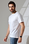 21751  ERKEK BASİC COMFOFRT FİT  KISA KOL BİSİKLET YAKA PAMUKLU TSHIRT 