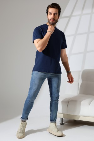 21751  ERKEK BASİC COMFOFRT FİT  KISA KOL BİSİKLET YAKA PAMUKLU TSHIRT  21751  ERKEK BASİC COMFOFRT FİT  KISA KOL BİSİKLET YAKA PAMUKLU TSHIRT