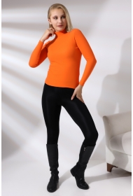 20535  KADIN YARIM BALIKÇI 2X2  UZUN KOL  LYC KAŞKORSE TSHIRT 