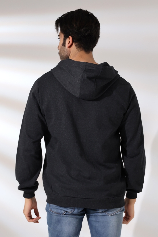 19195 ERKEK DÜZ 2İP ŞARD. KEMİK FERM. KAPŞONLU SWETSHIRT